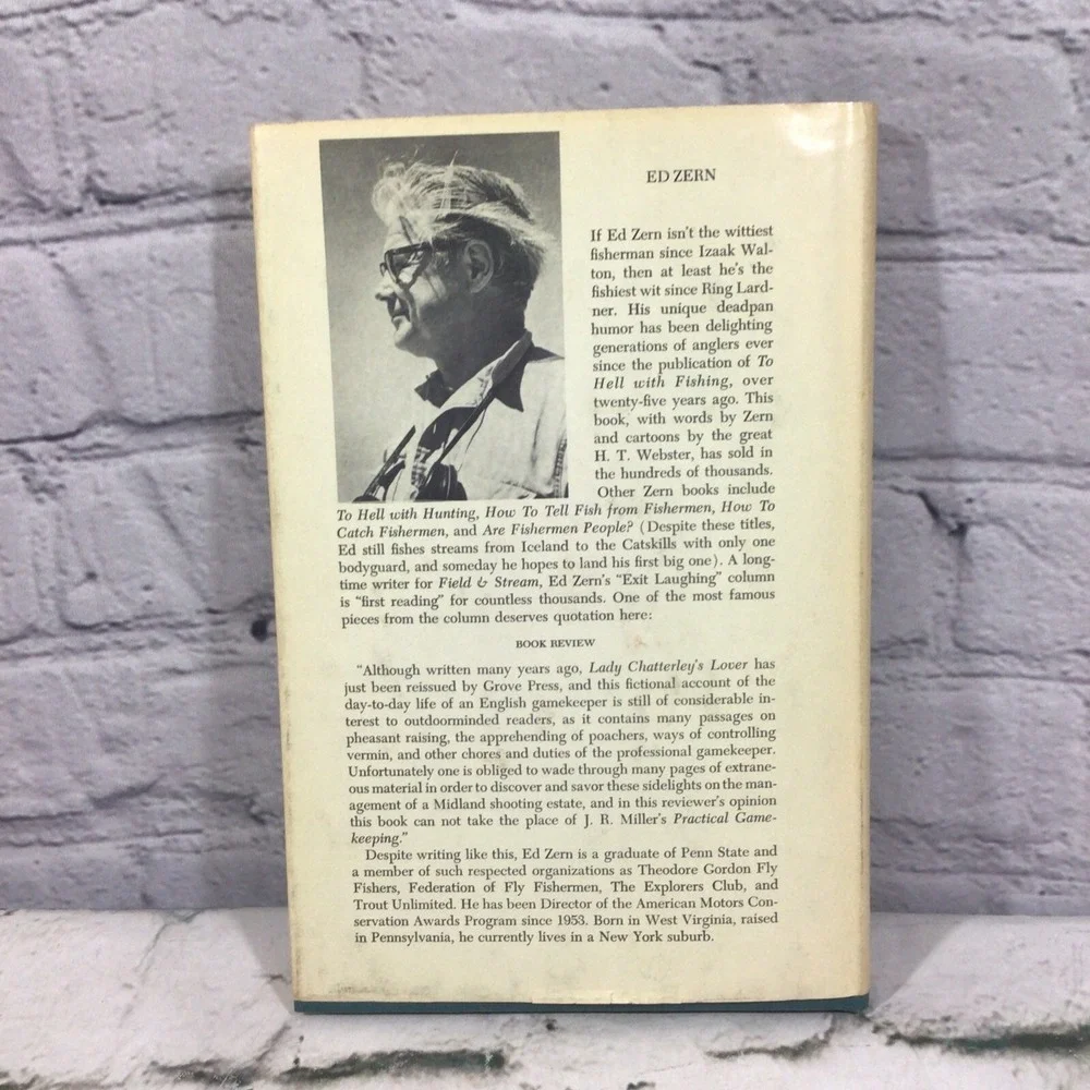 A FINE KETTLE OF FISH STORIES by Ed Zern humorous fly fishing Illus. 1973 HC/DJ‎
